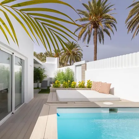 Casa Con Jardin 6 Personas En * Pasito Blanco